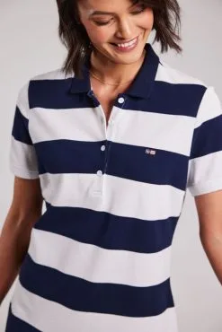 Sebago Pique Dress -Tilbud Try Ski Butik SKW8608 navy white3277