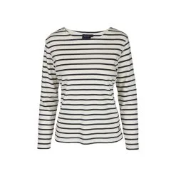 Sea Ranch Antibes Stribet Langærmet T-shirt - Dame