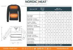 Nordic Heat Undertøj Med Varme - Sæt -Tilbud Try Ski Butik Stoerrelsesskema BaseLayerTOP 2ee55435 8b51 4159 ba0b 78561d61f088