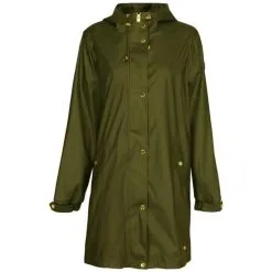 TicketWOMAN Zizzie W Regnjakke - Oliven