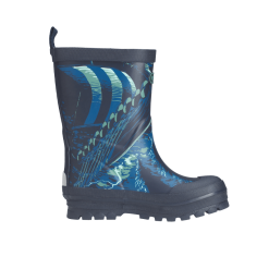 Viking Footwear Viking Jolly JR Gummistøvler - Navy/Bluegreen -Tilbud Try Ski Butik Viking JollyBornegummistovle NavyBluegreenSide