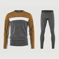 Bula Retro Wool Crew Skiundertøj Sæt Herre -Tilbud Try Ski Butik bru