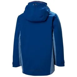 Helly Hansen Juniors' Level Ski Jacket - Skijakke Børn -Tilbud Try Ski Butik helly hansen juniors level skijakke blue fog 41728 625 4 back