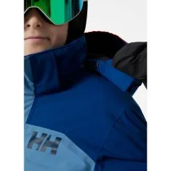 Helly Hansen Juniors' Level Ski Jacket - Skijakke Børn -Tilbud Try Ski Butik helly hansen juniors level skijakke blue fog 41728 625 8 feature1