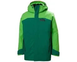 Helly Hansen Juniors' Level Ski Jacket - Skijakke Børn -Tilbud Try Ski Butik helly hansen juniors level skijakke malachite 41728 486 2 main