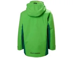 Helly Hansen Juniors' Level Ski Jacket - Skijakke Børn -Tilbud Try Ski Butik helly hansen juniors level skijakke malachite 41728 486 4 back