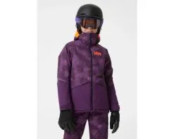 Helly Hansen Juniors’ Stellar Ski Jacket - Skijakke Børn -Tilbud Try Ski Butik helly hansen juniors stellar skijakke amethyst 41762 670 3 onbody1
