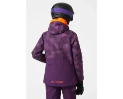 Helly Hansen Juniors’ Stellar Ski Jacket - Skijakke Børn -Tilbud Try Ski Butik helly hansen juniors stellar skijakke amethyst 41762 670 3 onbody2