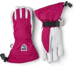 Hestra Heli Ski Female 5-finger Skihandsker Dame -Tilbud Try Ski Butik hestra heli ski female 5 finger skihandsker dame fuchsia off white 30610 930020