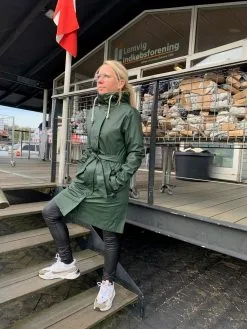 ELKA Rainwear Elka Elements Recycled Regnjakke Dame - Oliven