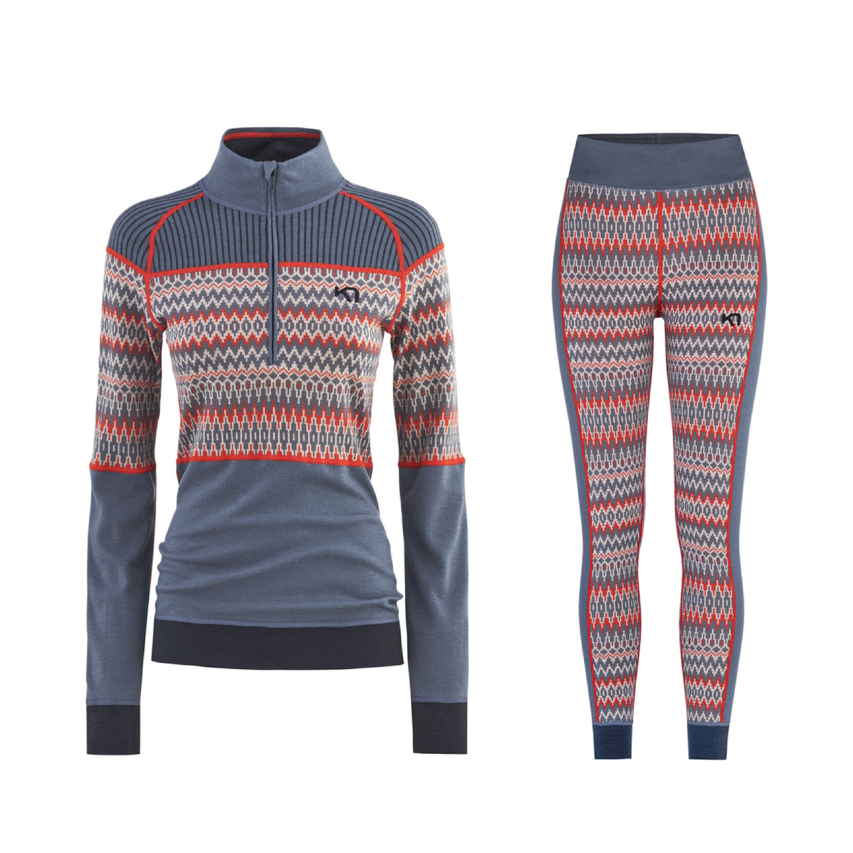 Kari Traa Silja H/Z Skiundertøj Sæt Dame 1 Kari Traa Silja H/Z Skiundertøj Sæt Dame