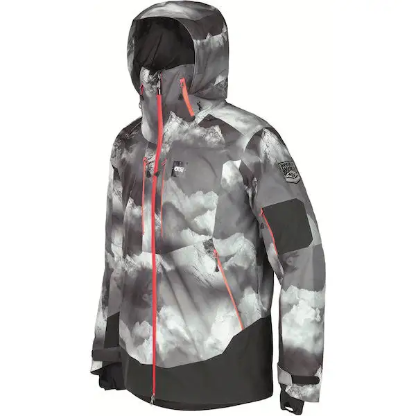 Picture ATrack Jakke - Black Aravis Print 1 Picture ATrack Jakke - Black Aravis Print